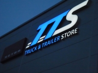 Logotypy świetlne TTS Truck Stryków
